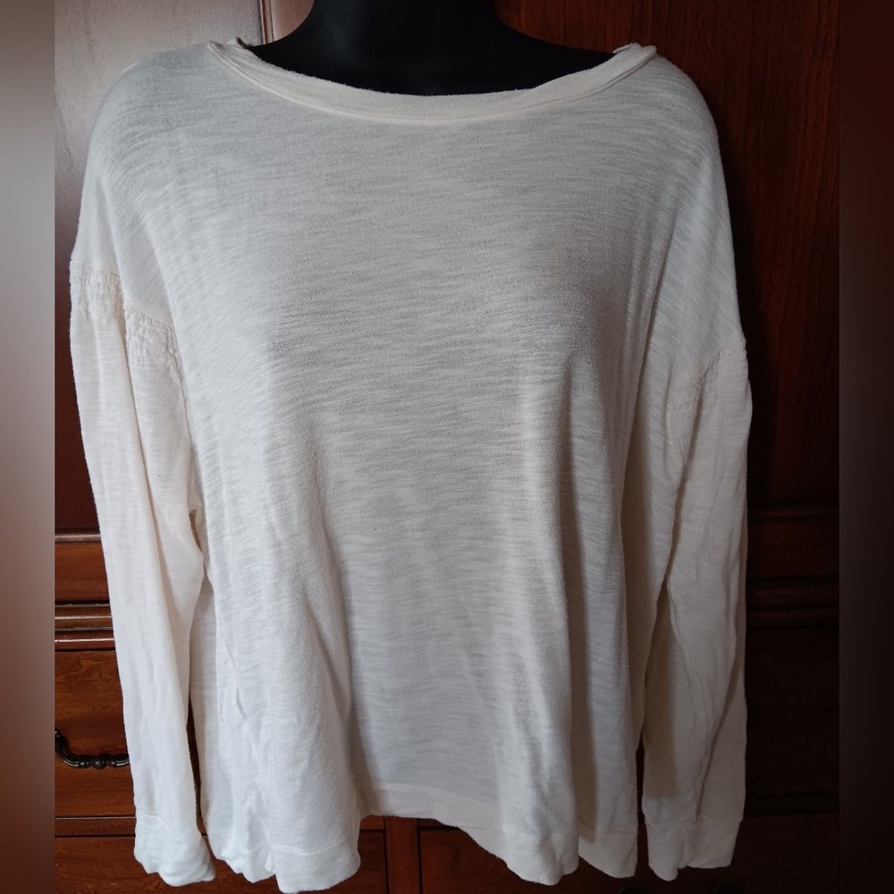 Loft Women's Cream Top